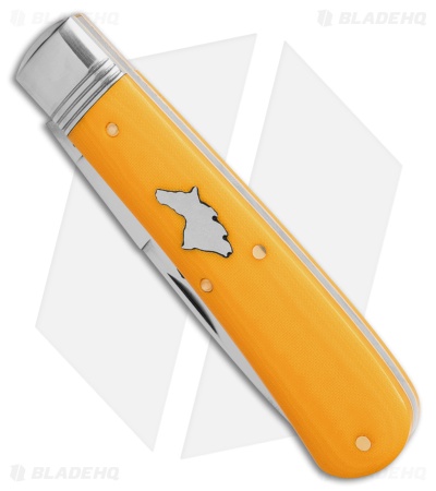 GEC Northfield UN-X-LD Mustang | Yellow Linen Micarta Satin