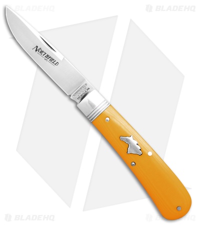 GEC Northfield UN-X-LD Mustang | Yellow Linen Micarta Satin