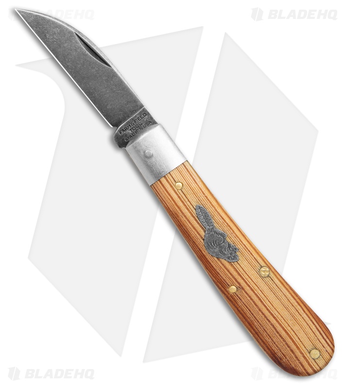 GEC Tidioute Cutlery F&F Wood Chipper Pocket Knife Heart Pine Wood (2.25" DSW)