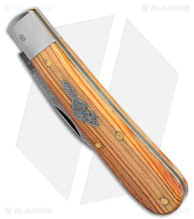 GEC Tidioute Cutlery F&F Wood Chipper Pocket Knife Heart Pine Wood (2.25" DSW)
