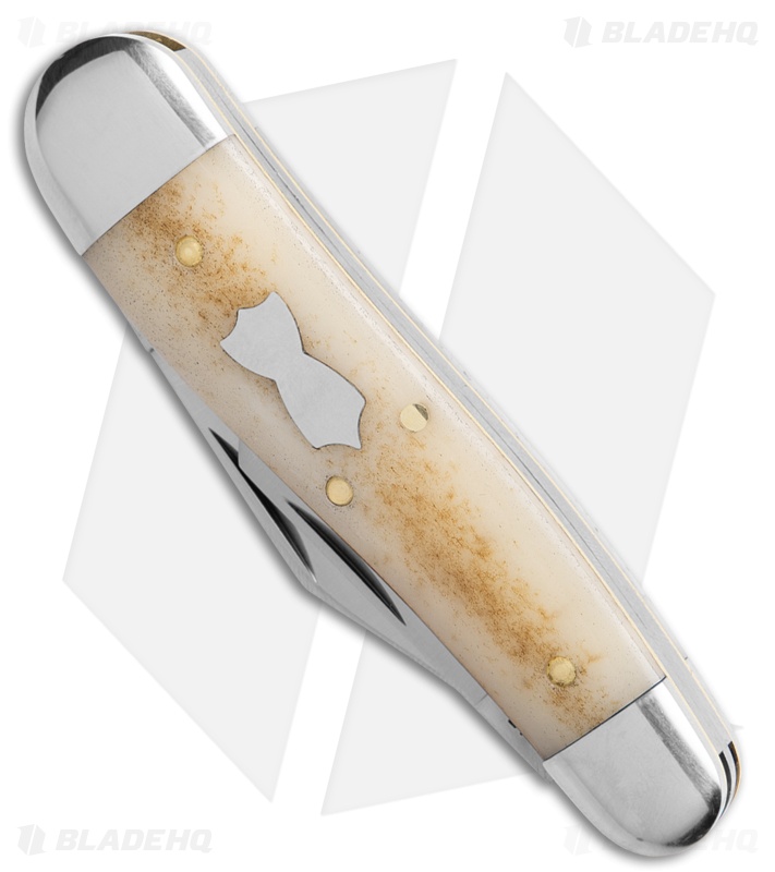 GEC Tidioute Cutlery Geppetto Whittler Sandstone Smooth Bone (2.1" Satin)