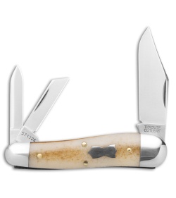 GEC Tidioute Cutlery Geppetto Whittler Sandstone Smooth Bone (2.1" Satin)