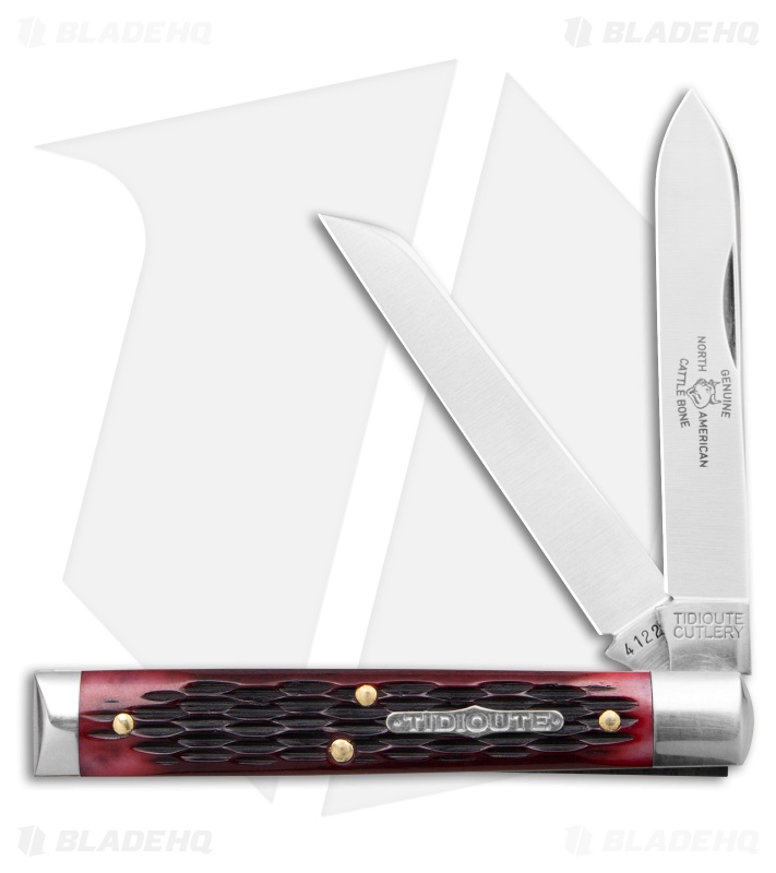 GEC Tidioute Cutlery New Town Physician Black Raspberry Jigged Bone (3" Satin)