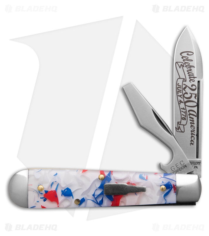 GEC Tidioute Cutlery Pocket Knife American Confetti Acrylic (2.75" Satin)