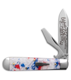 GEC Tidioute Cutlery Pocket Knife American Confetti Acrylic (2.75" Satin)