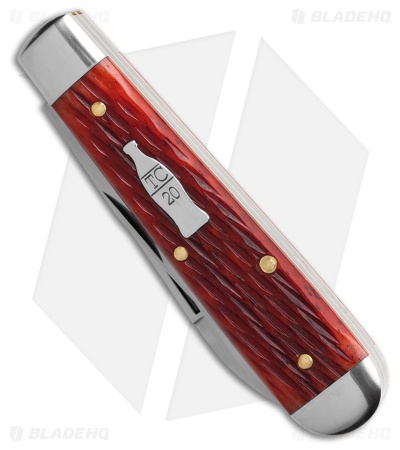 GEC Tidioute Cutlery Pocket Knife Cinnabar Jigged Bone (2.75" Satin)