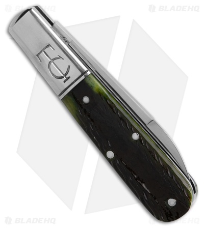 GEC Tidioute Cutlery Pocket Knife Green Jigged Marrow Bone (2.75" Satin)