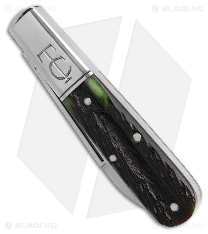 GEC Tidioute Cutlery Pocket Knife Green Jigged Marrow Bone (2.75" Satin)