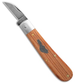 GEC Tidioute Cutlery Wood Chipper Pocket Knife Heart Pine Wood (1.50" SW)