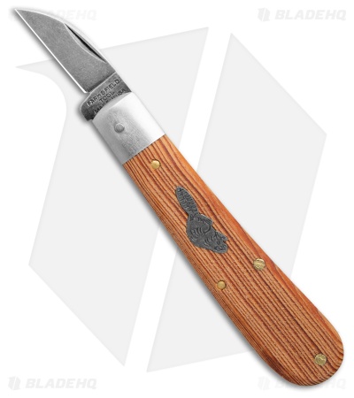 GEC Tidioute Cutlery Wood Chipper Pocket Knife Heart Pine Wood (1.50" SW)