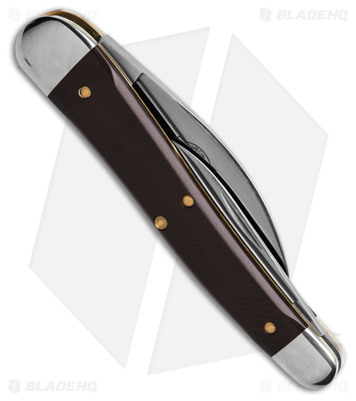GEC Tidoute Cutlery #38 Campfire Whittler Knife Rosedale Richlite (2.4" Satin)