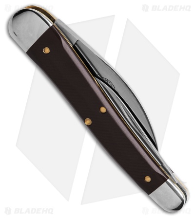 GEC Tidoute Cutlery #38 Campfire Whittler Knife Rosedale Richlite (2.4" Satin)