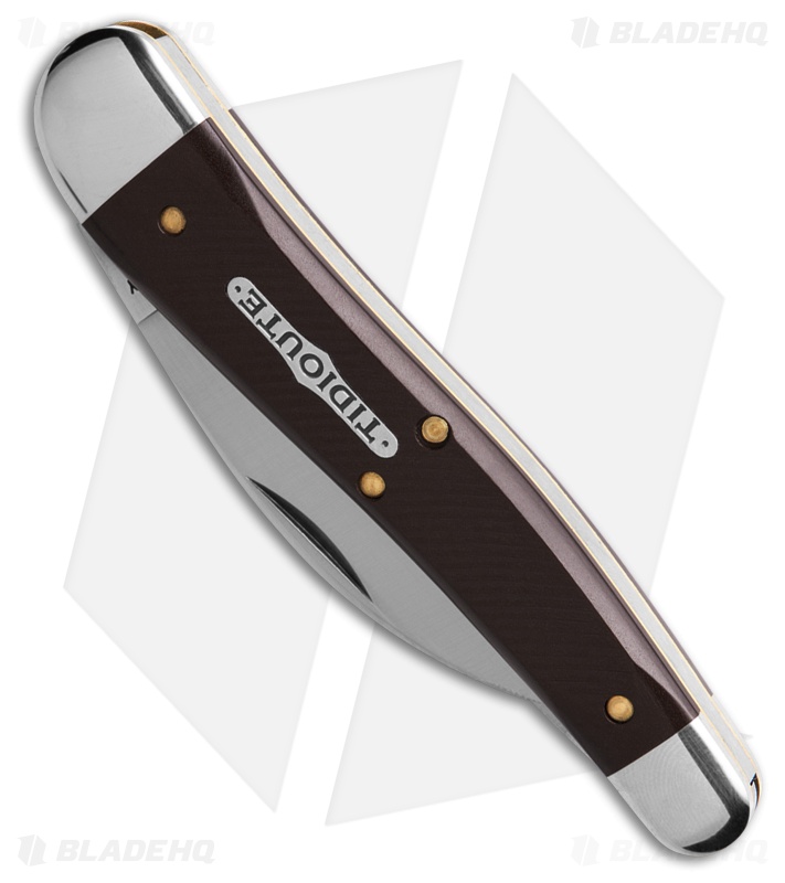GEC Tidoute Cutlery #38 Campfire Whittler Knife Rosedale Richlite (2.4" Satin)