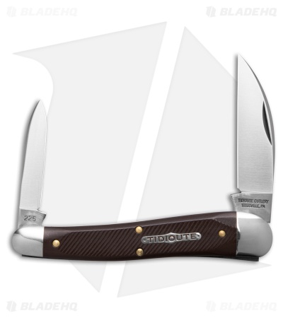 GEC Tidoute Cutlery #38 Campfire Whittler Knife Rosedale Richlite (2.4" Satin)