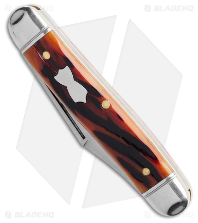 GEC Tidoute Cutlery Lil' Cowboy Amber Worm Groove India Bone (2.5" Satin)