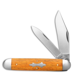 GEC Tidioute Cutlery Jumbo Stockpen Jack Orange Osage (3" Satin)