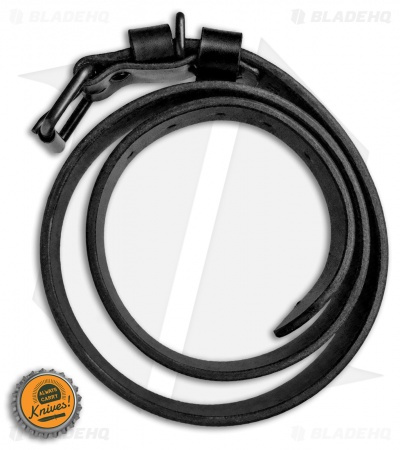 Greg Stevens Design Standard Leather Belt - 1.5" Width / Black