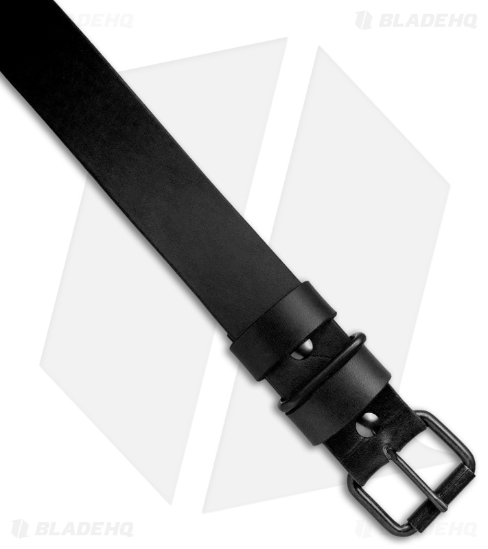 Greg Stevens Design Standard Leather Belt - 1.5" Width / Black