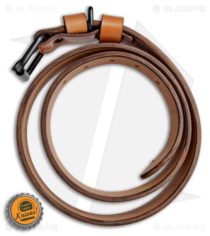 Greg Stevens Design Standard Leather Belt - 1.5" Width / Tan