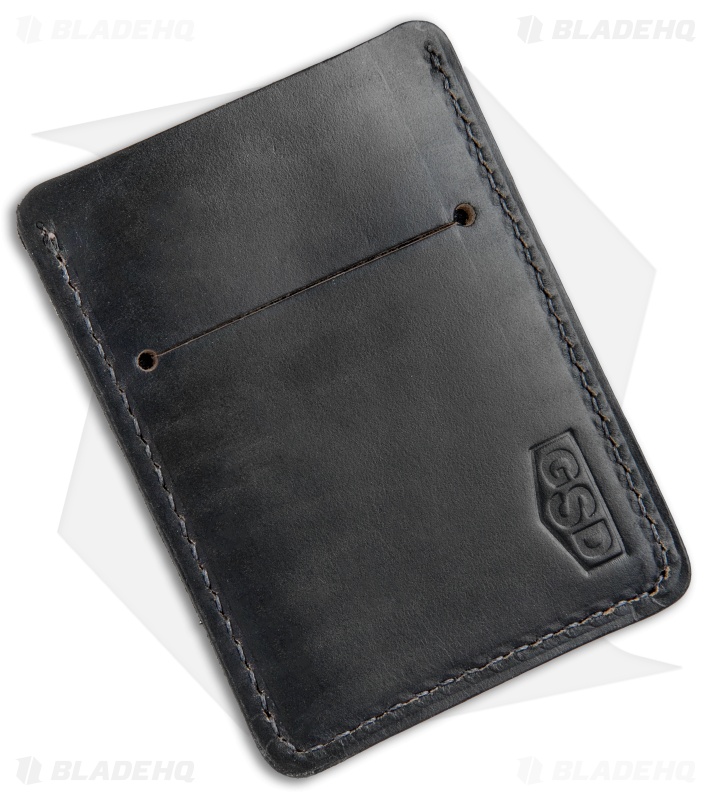 Greg Stevens Design Wooly Slim(mer) Wallet Black/Orange Leather