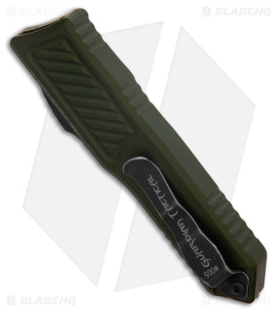 Guardian Tactical GTX-025 D/E Dagger OTF Knife OD Green Aluminum (2.75" Dark SW)