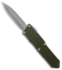Guardian Tactical GTX-025 D/E Dagger OTF Knife OD Green Aluminum (2.75" SW)