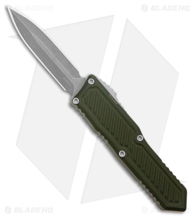 Guardian Tactical GTX-025 D/E Dagger OTF Knife OD Green Aluminum (2.75" SW)