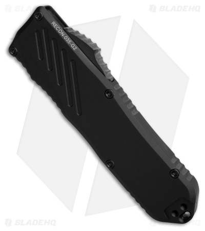 Guardian Tactical RECON-035 G2 D/E OTF Knife Black Al (3.3" Black MagnaCut)