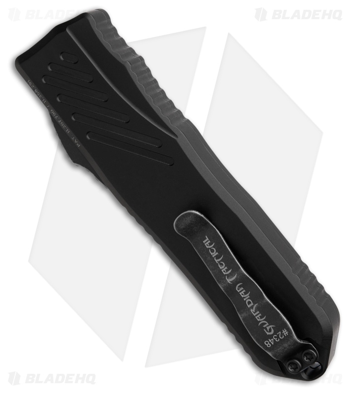 Guardian Tactical RECON-035 G2 D/E OTF Knife Black Al (3.3" Dark SW MagnaCut)