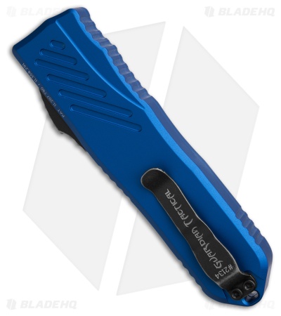 Guardian Tactical RECON-035 G2 D/E OTF Knife Blue Al (3.3" Dark SW MagnaCut)