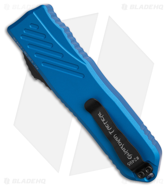 Guardian Tactical RECON-035 G2 D/E OTF Knife Blue Al (3.3" Two-Tone MagnaCut)
