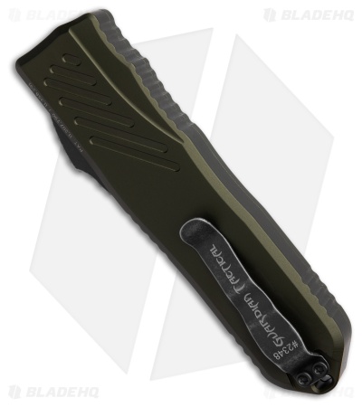 Guardian Tactical RECON-035 G2 D/E OTF Knife OD Green Al (3.3" DSW Serr)