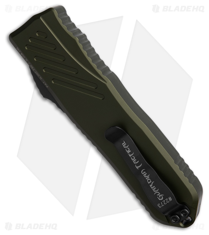 Guardian Tactical RECON-035 G2 D/E OTF Knife OD Green Al (3.3" Two-Tone)