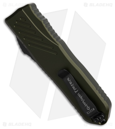 Guardian Tactical RECON-035 G2 D/E OTF Knife OD Green Al (3.3" Two-Tone)