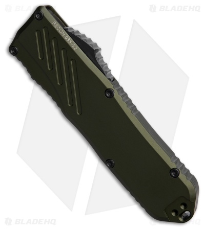 Guardian Tactical RECON-035 G2 D/E OTF Knife OD Green Al (3.3" Two-Tone)