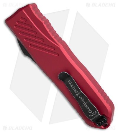 Guardian Tactical RECON-035 G2 D/E OTF Knife Red Al (3.3" DSW Serr MagnaCut)