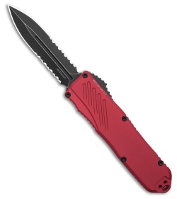 Guardian Tactical RECON-035 G2 D/E OTF Knife Red Al (3.3" DSW Serr MagnaCut)