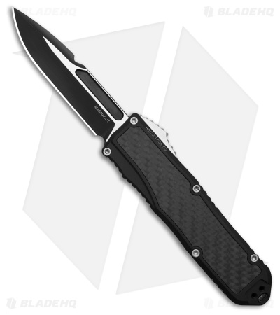 Guardian Tactical RECON-035 G2 S/E OTF Knife Black Al + CF (3.3" Two-Tone)