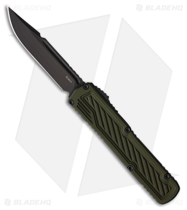 Guardian Tactical Scout S/E OTF Automatic Knife OD Green Al (3.5" Black)