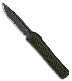 Guardian Tactical Scout S/E OTF Automatic Knife OD Green Al (3.5" Dark SW Serr)