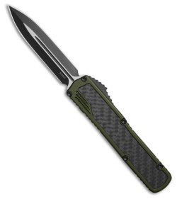 Guardian Tactical Scout D/E OTF Knife OD Green Al + CF (3.5" Two-Tone Elmax)