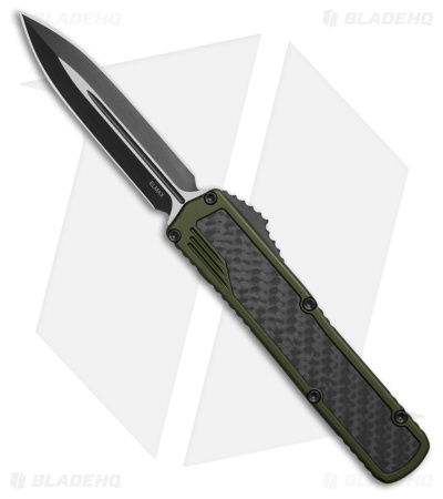 Guardian Tactical Scout D/E OTF Knife OD Green Al + CF (3.5" Two-Tone Elmax)