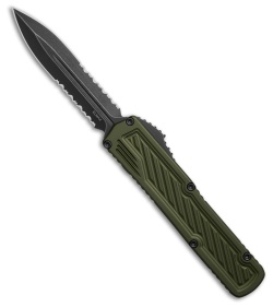Guardian Tactical Scout D/E OTF Knife OD Green Al (3.5" Dark SW Serr Elmax)