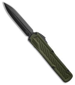 Guardian Tactical Scout D/E OTF Knife OD Green Aluminum (3.5" Black Elmax)