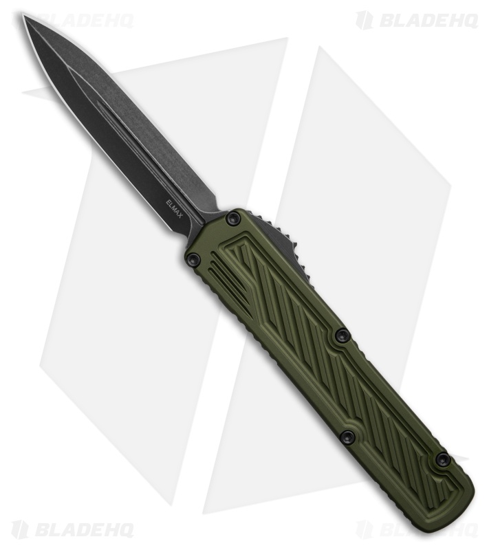 Guardian Tactical Scout D/E OTF Knife OD Green Aluminum (3.5" Dark SW Elmax)