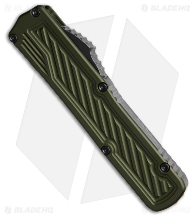 Guardian Tactical Scout D/E OTF Knife OD Green Al (3.5" Dark SW Serr Elmax)