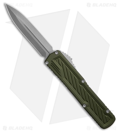 Guardian Tactical Scout D/E OTF Knife OD Green Aluminum (3.5" Stonewash Elmax)