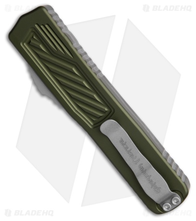 Guardian Tactical Scout D/E OTF Knife OD Green Aluminum (3.5" Stonewash Elmax)