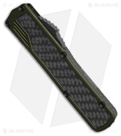 Guardian Tactical Scout S/E OTF Knife OD Green Al + CF (3.5" Black Elmax)