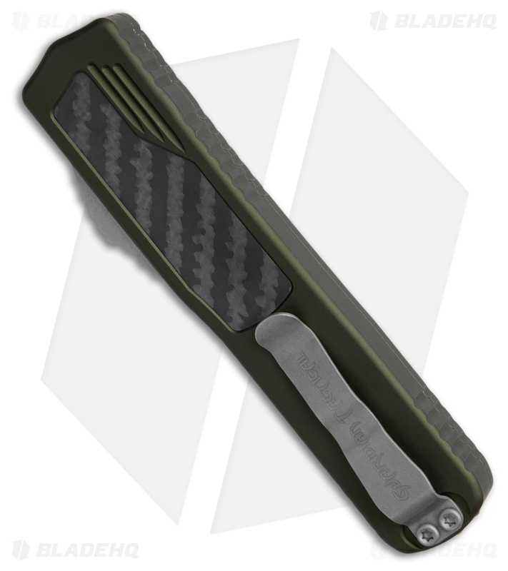 Guardian Tactical Scout S/E OTF Knife OD Green Al + CF (3.5" SW Serr Elmax)